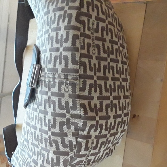 Calvin Klein Women's Signature CK Monogram Logo Hand Bag - Picture 3 of 10